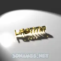 laetitia in Gold Shine style - 3D name wallpaper