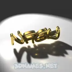 nagy in Gold Shine style - 3D name wallpaper