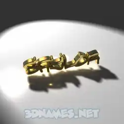 saylor in Gold Shine style - 3D name wallpaper