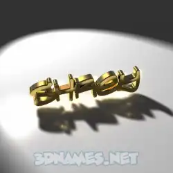 shrey in Gold Shine style - 3D name wallpaper
