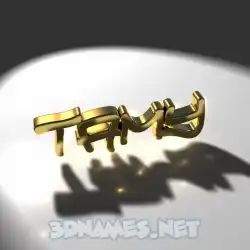 tamy in Gold Shine style - 3D name wallpaper