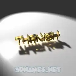 thanish in Gold Shine style - 3D name wallpaper
