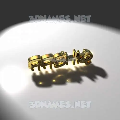 aashiq in Gold Shine style - 3D name wallpaper