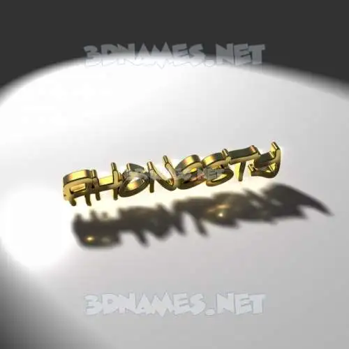 ahonesty in Gold Shine style - 3D name wallpaper ahonesty in Gold Shine style - 3D name wallpaper