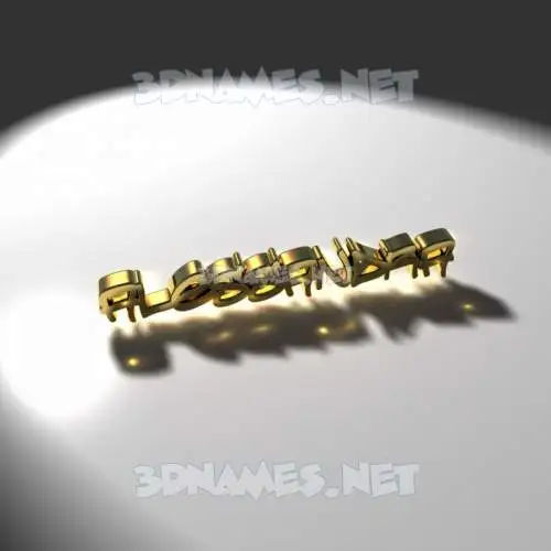 alessandra in Gold Shine style - 3D name wallpaper