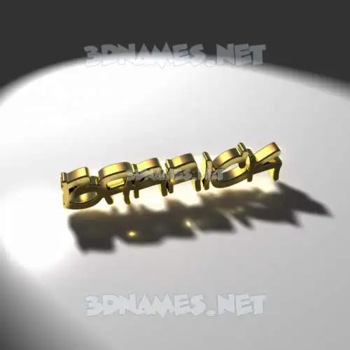 barrick in Gold Shine style - 3D name wallpaper barrick in Gold Shine style - 3D name wallpaper