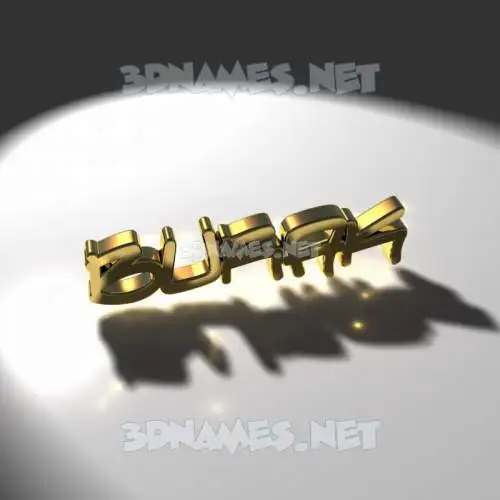 burak in Gold Shine style - 3D name wallpaper