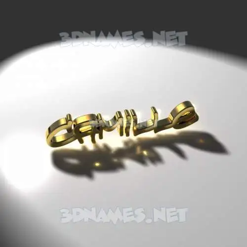 camille in Gold Shine style - 3D name wallpaper camille in Gold Shine style - 3D name wallpaper