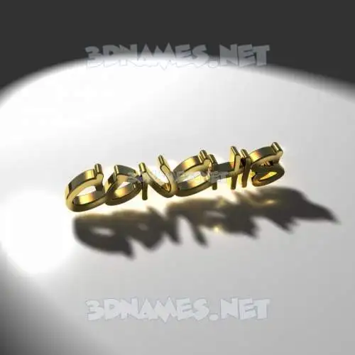 conchis in Gold Shine style - 3D name wallpaper conchis in Gold Shine style - 3D name wallpaper