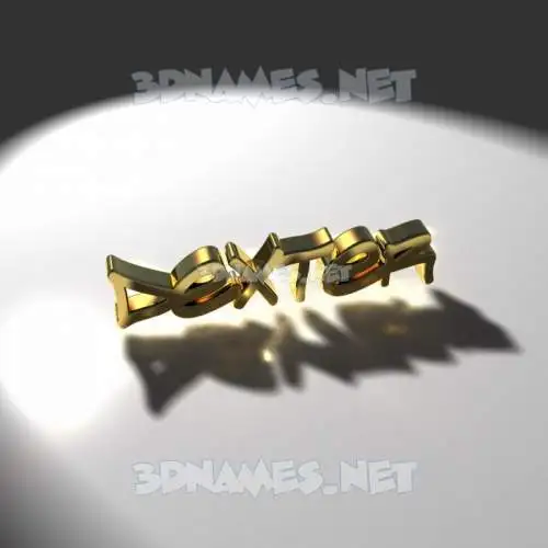 dexter in Gold Shine style - 3D name wallpaper dexter in Gold Shine style - 3D name wallpaper