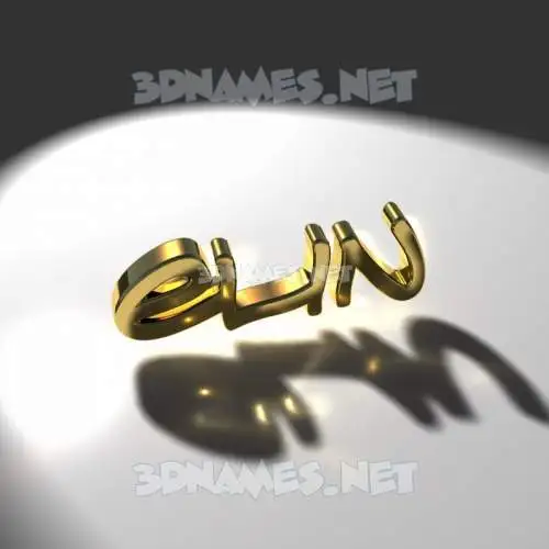 elin in Gold Shine style - 3D name wallpaper elin in Gold Shine style - 3D name wallpaper