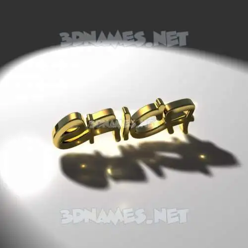 erica in Gold Shine style - 3D name wallpaper erica in Gold Shine style - 3D name wallpaper