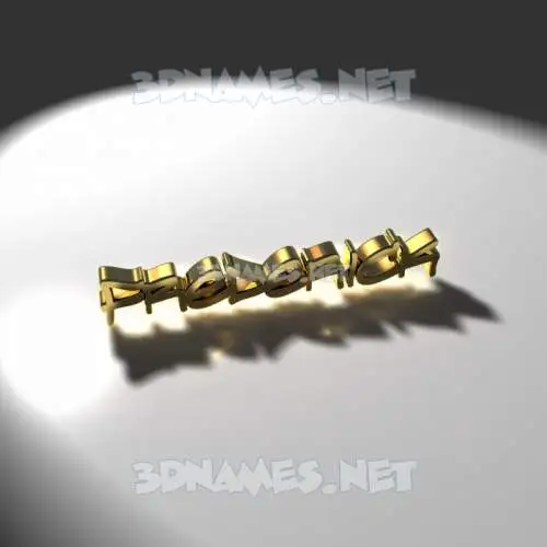 frederick in Gold Shine style - 3D name wallpaper frederick in Gold Shine style - 3D name wallpaper