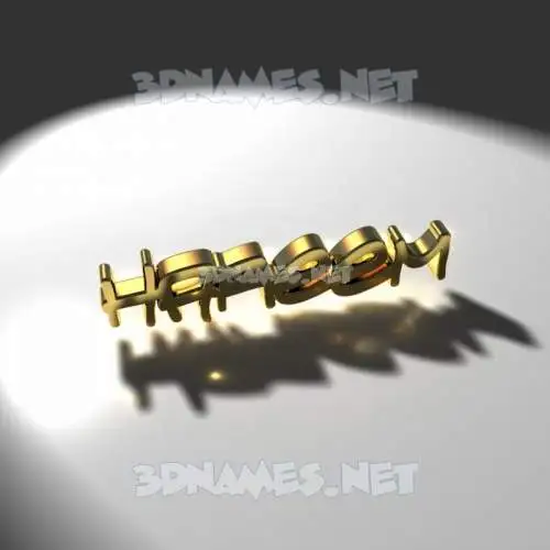 hareem in Gold Shine style - 3D name wallpaper