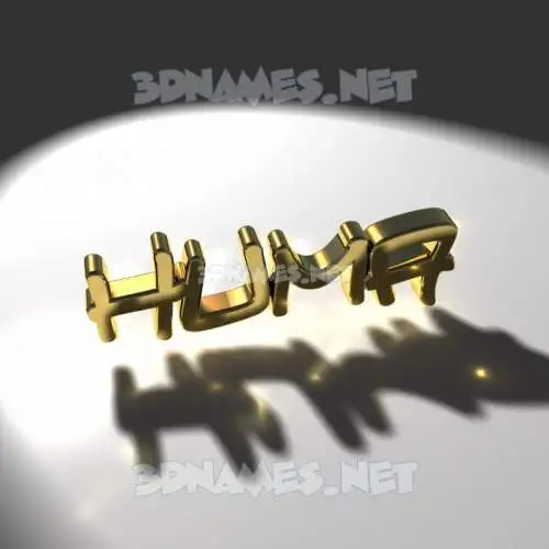huma in Gold Shine style - 3D name wallpaper huma in Gold Shine style - 3D name wallpaper