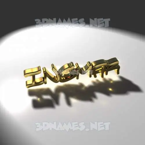ingmar in Gold Shine style - 3D name wallpaper