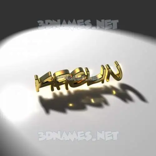 kaelin in Gold Shine style - 3D name wallpaper kaelin in Gold Shine style - 3D name wallpaper