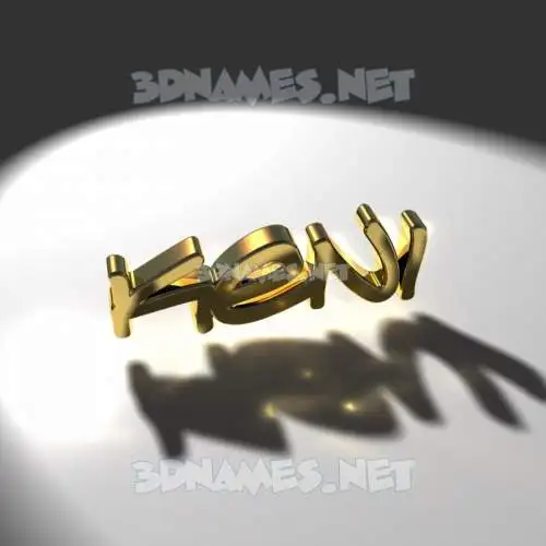 keni in Gold Shine style - 3D name wallpaper