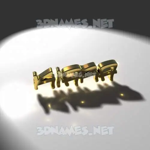 kiara in Gold Shine style - 3D name wallpaper
