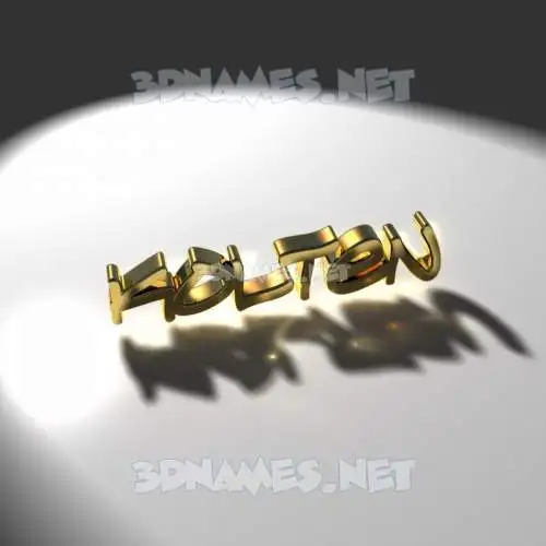kolten in Gold Shine style - 3D name wallpaper kolten in Gold Shine style - 3D name wallpaper
