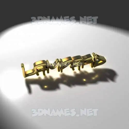 lampard in Gold Shine style - 3D name wallpaper