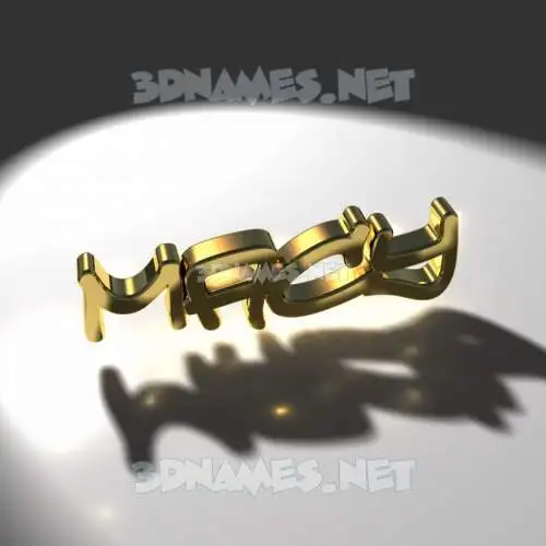 macy in Gold Shine style - 3D name wallpaper