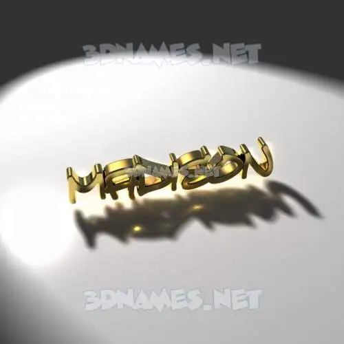 madison in Gold Shine style - 3D name wallpaper madison in Gold Shine style - 3D name wallpaper