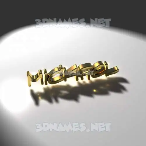 mickael in Gold Shine style - 3D name wallpaper mickael in Gold Shine style - 3D name wallpaper