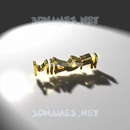 midori in Gold Shine style - 3D name wallpaper midori in Gold Shine style - 3D name wallpaper