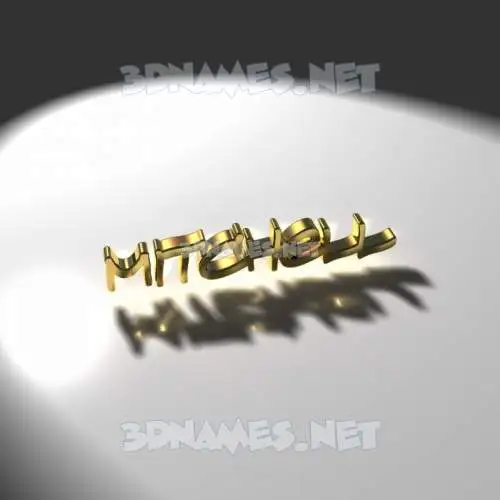mitchell in Gold Shine style - 3D name wallpaper mitchell in Gold Shine style - 3D name wallpaper