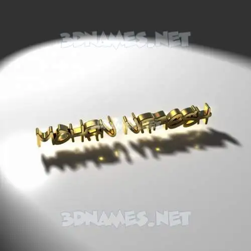 mohan naresh in Gold Shine style - 3D name wallpaper