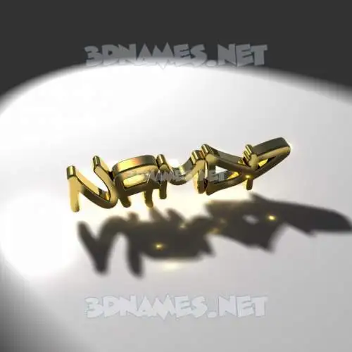 namdp in Gold Shine style - 3D name wallpaper