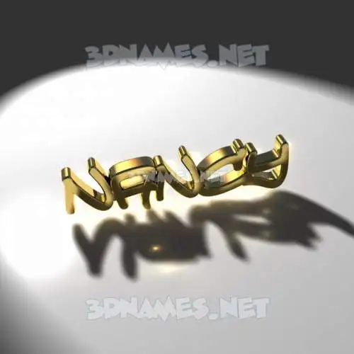 nancy in Gold Shine style - 3D name wallpaper nancy in Gold Shine style - 3D name wallpaper