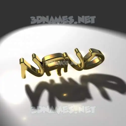 nano in Gold Shine style - 3D name wallpaper nano in Gold Shine style - 3D name wallpaper
