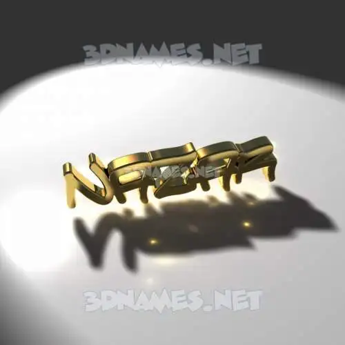nazar in Gold Shine style - 3D name wallpaper nazar in Gold Shine style - 3D name wallpaper