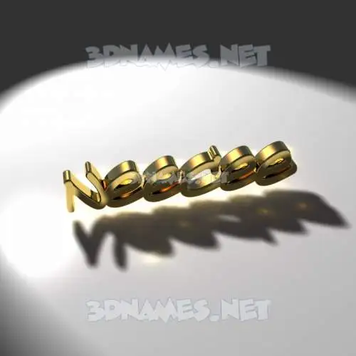 neecee in Gold Shine style - 3D name wallpaper neecee in Gold Shine style - 3D name wallpaper