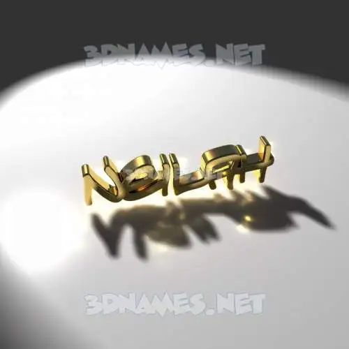 neilah in Gold Shine style - 3D name wallpaper