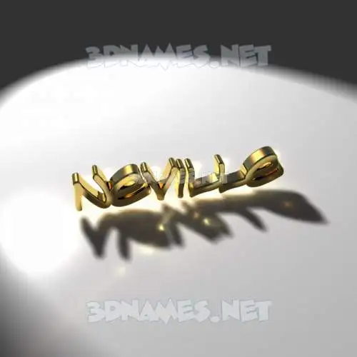 neville in Gold Shine style - 3D name wallpaper neville in Gold Shine style - 3D name wallpaper