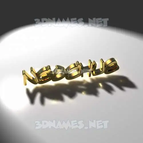ngochue in Gold Shine style - 3D name wallpaper