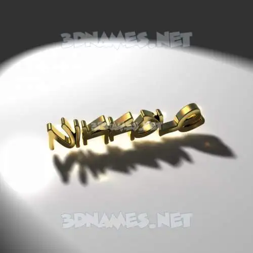 nikkole in Gold Shine style - 3D name wallpaper nikkole in Gold Shine style - 3D name wallpaper