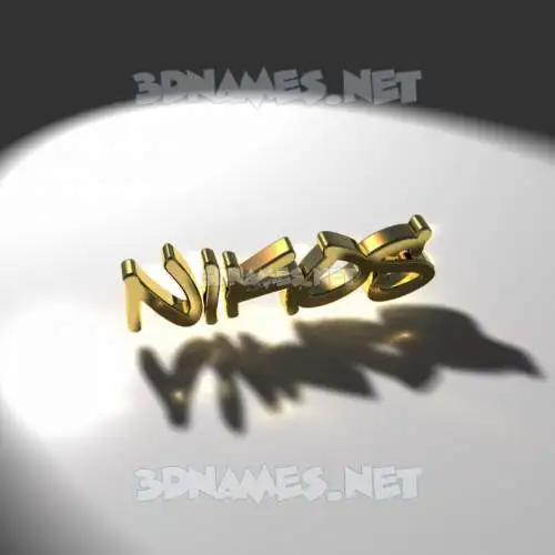 nikos in Gold Shine style - 3D name wallpaper nikos in Gold Shine style - 3D name wallpaper