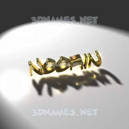 noorin in Gold Shine style - 3D name wallpaper