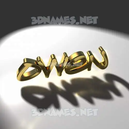 owen in Gold Shine style - 3D name wallpaper owen in Gold Shine style - 3D name wallpaper