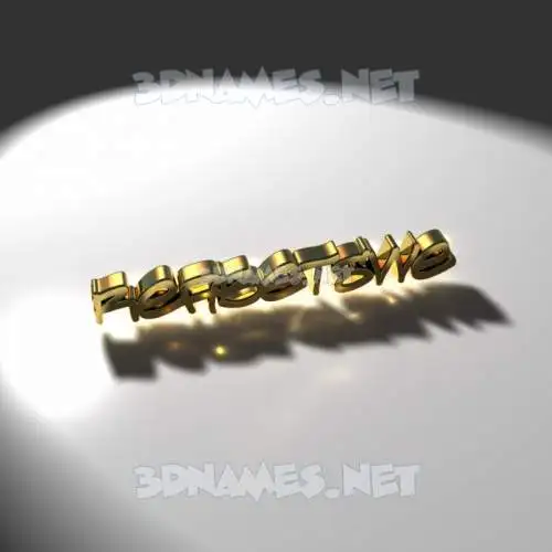 reabetswe in Gold Shine style - 3D name wallpaper
