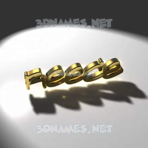 reece in Gold Shine style - 3D name wallpaper reece in Gold Shine style - 3D name wallpaper