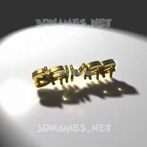 saimaa in Gold Shine style - 3D name wallpaper
