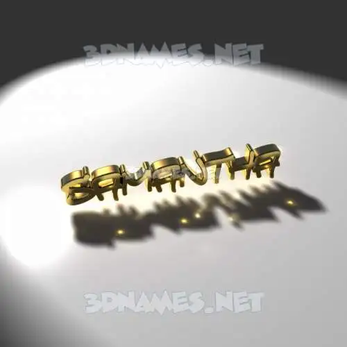 samantha in Gold Shine style - 3D name wallpaper