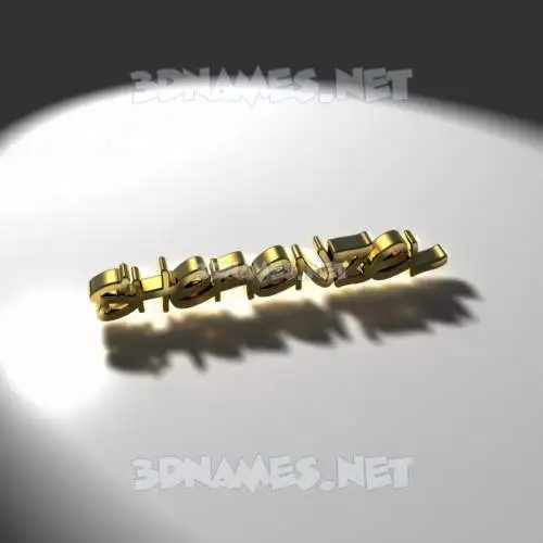 sherenzel in Gold Shine style - 3D name wallpaper sherenzel in Gold Shine style - 3D name wallpaper