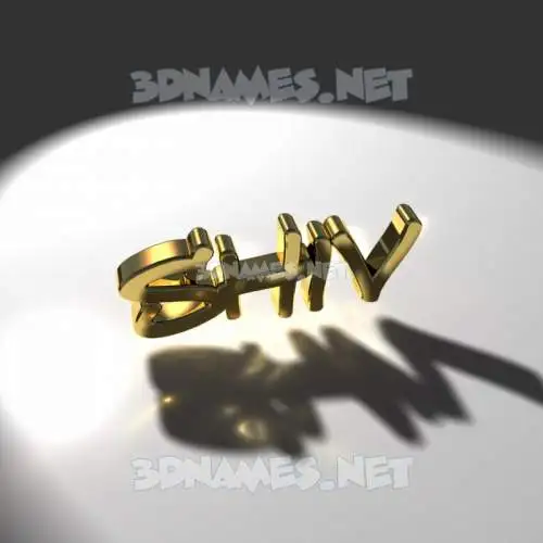 shiv in Gold Shine style - 3D name wallpaper shiv in Gold Shine style - 3D name wallpaper