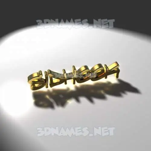 sidheek in Gold Shine style - 3D name wallpaper sidheek in Gold Shine style - 3D name wallpaper